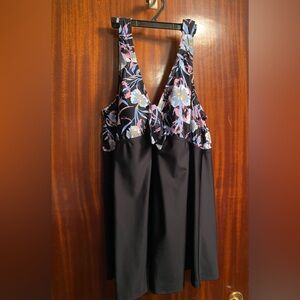 Speedo One Piece Swim Dress Swimsuit